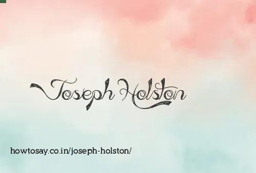 Joseph Holston
