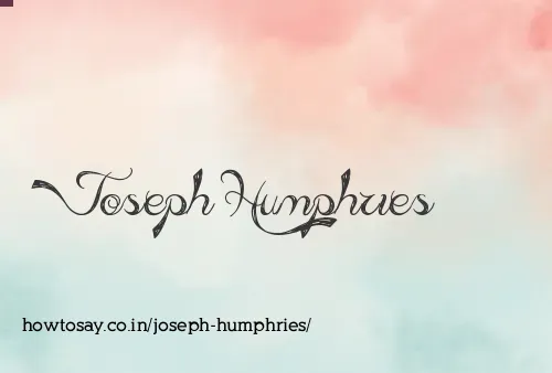 Joseph Humphries