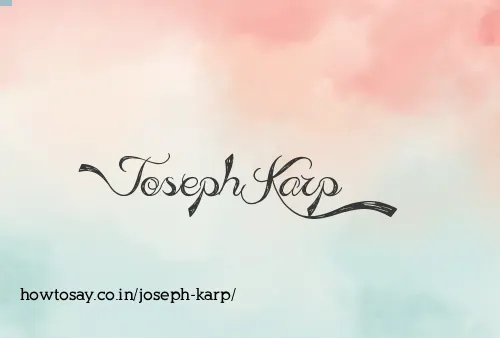 Joseph Karp