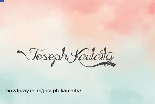 Joseph Kaulaity