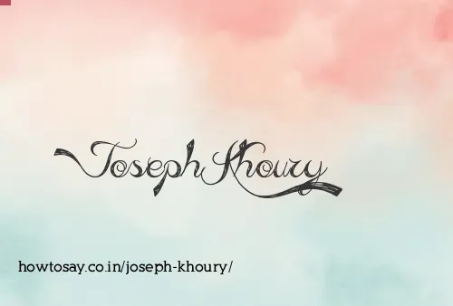 Joseph Khoury
