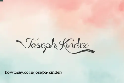 Joseph Kinder