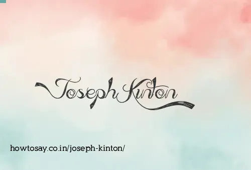 Joseph Kinton