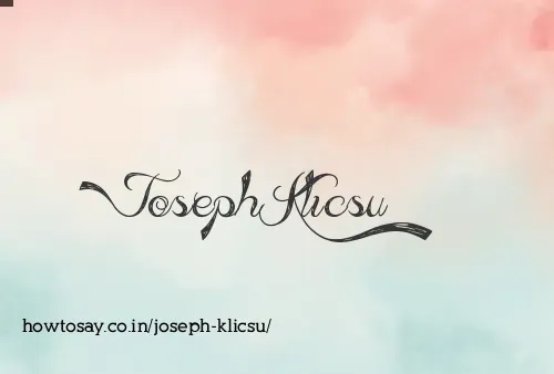 Joseph Klicsu