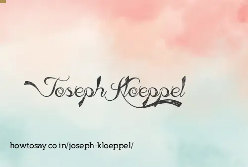 Joseph Kloeppel