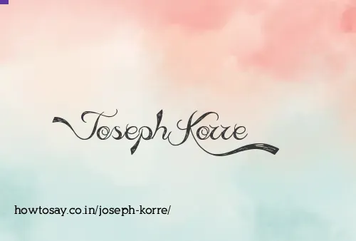 Joseph Korre