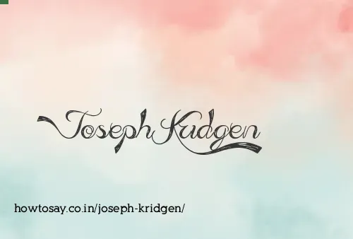 Joseph Kridgen