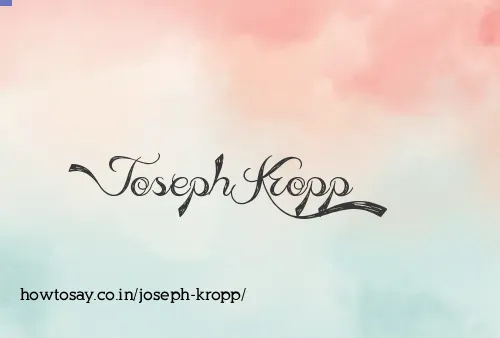 Joseph Kropp