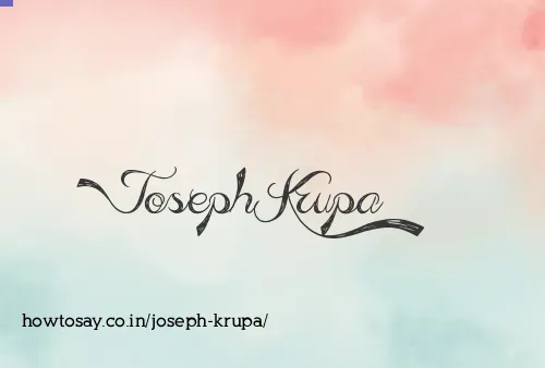 Joseph Krupa