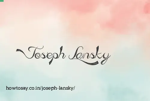 Joseph Lansky