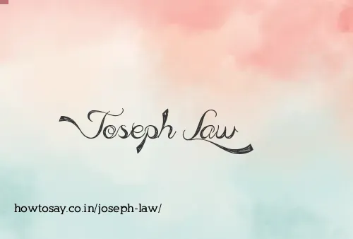Joseph Law