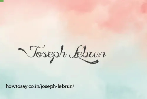 Joseph Lebrun