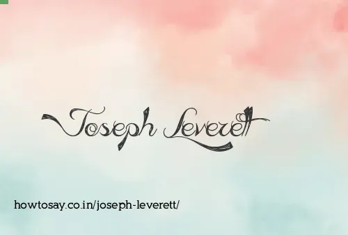 Joseph Leverett