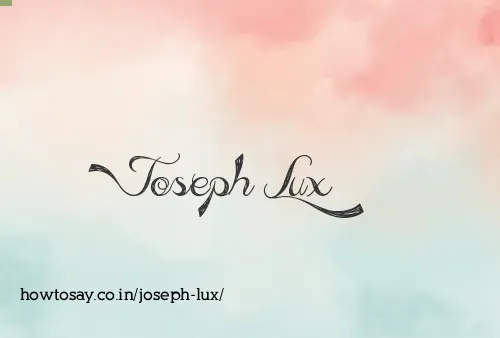 Joseph Lux