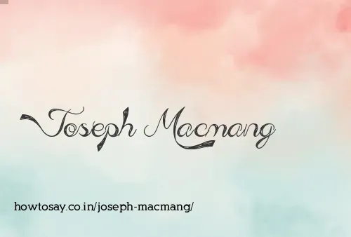 Joseph Macmang