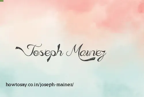Joseph Mainez