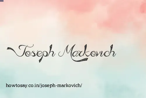 Joseph Markovich
