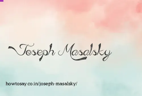 Joseph Masalsky