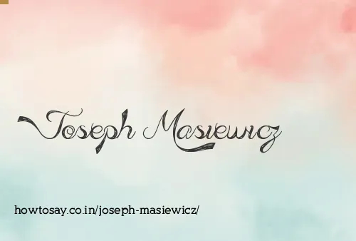 Joseph Masiewicz