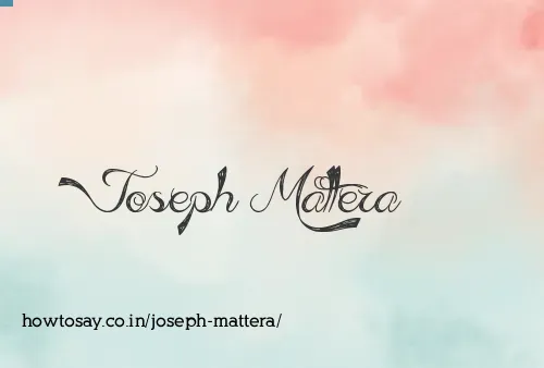 Joseph Mattera