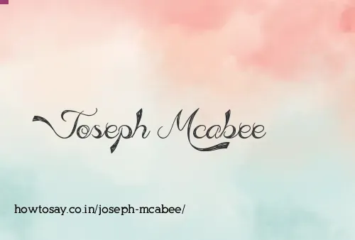 Joseph Mcabee