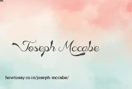 Joseph Mccabe