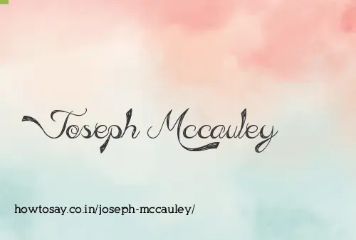 Joseph Mccauley