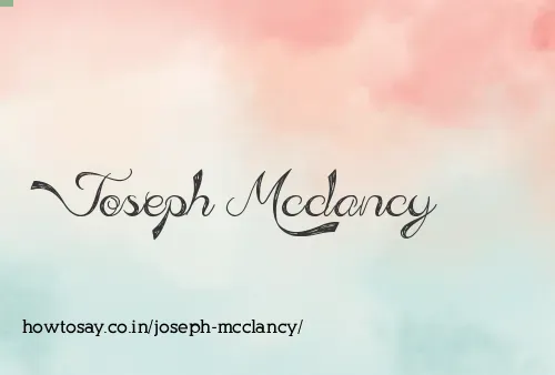 Joseph Mcclancy