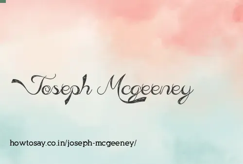 Joseph Mcgeeney
