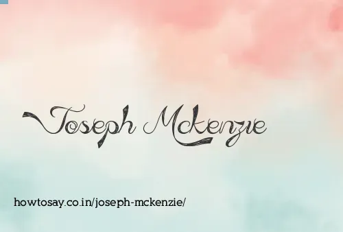 Joseph Mckenzie