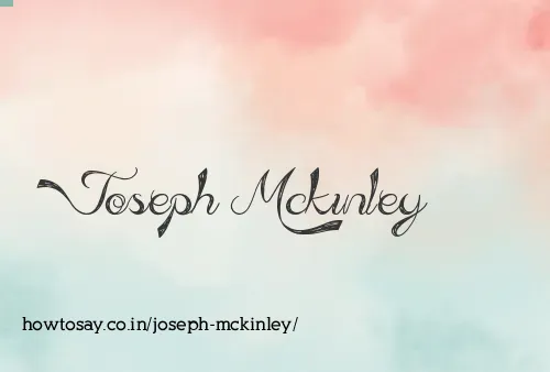 Joseph Mckinley