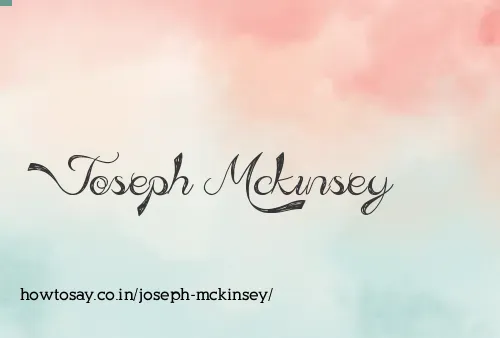 Joseph Mckinsey