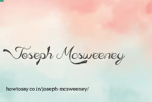Joseph Mcsweeney