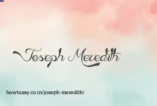 Joseph Meredith