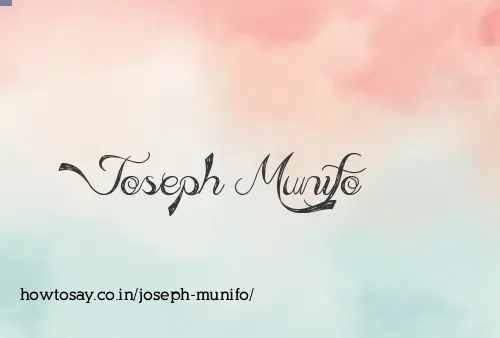 Joseph Munifo