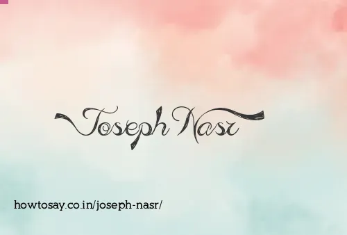 Joseph Nasr