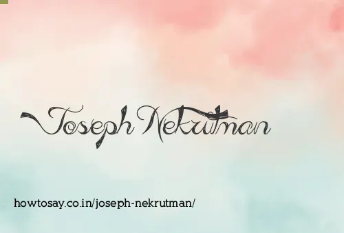 Joseph Nekrutman