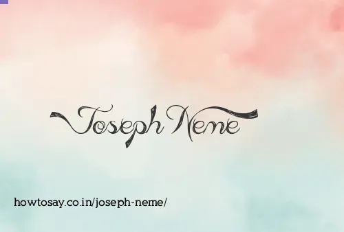Joseph Neme