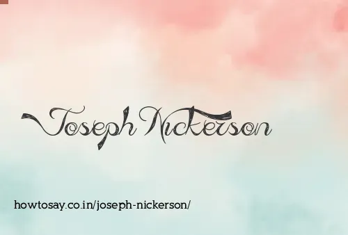 Joseph Nickerson