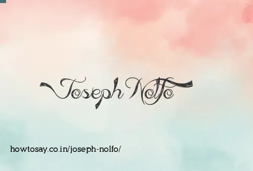 Joseph Nolfo