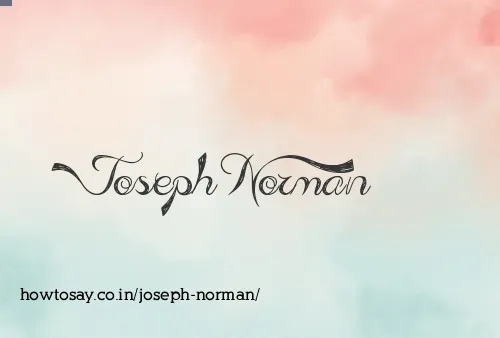 Joseph Norman