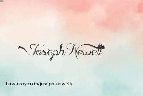 Joseph Nowell