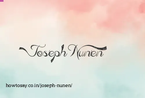 Joseph Nunen