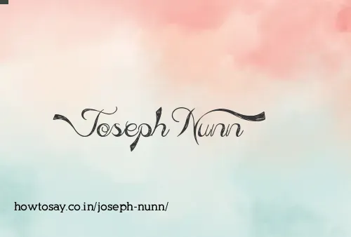 Joseph Nunn