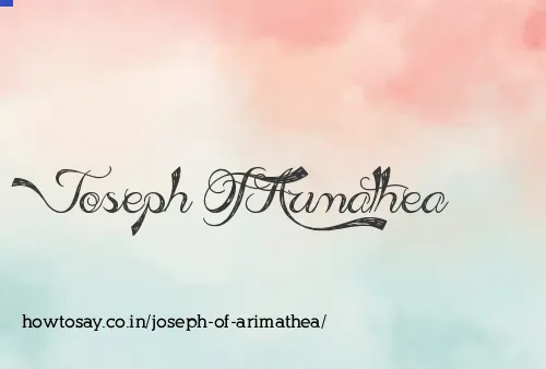 Joseph Of Arimathea