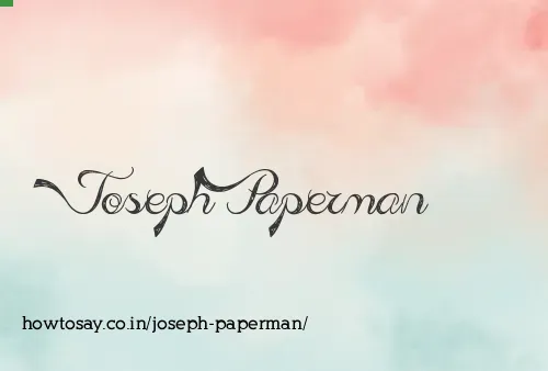 Joseph Paperman