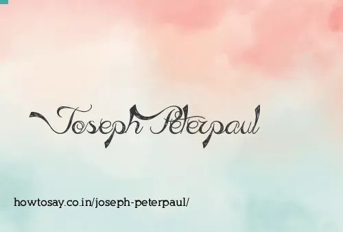 Joseph Peterpaul