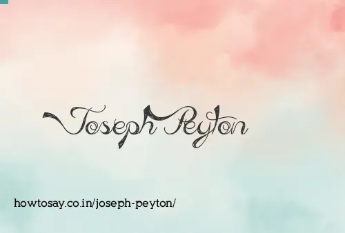 Joseph Peyton