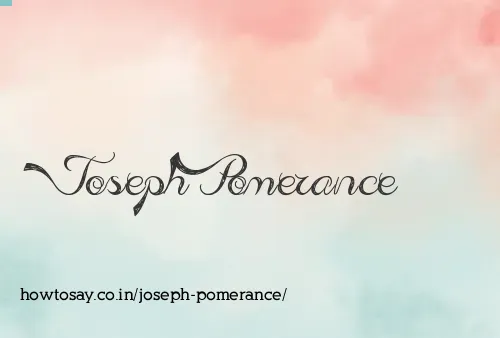 Joseph Pomerance