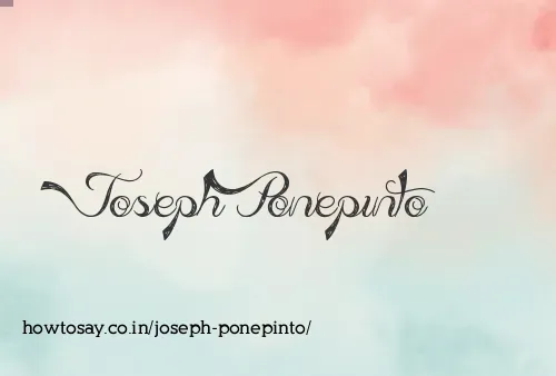 Joseph Ponepinto